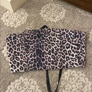 NWOT PACSUN Leopard Print Strapless Top
